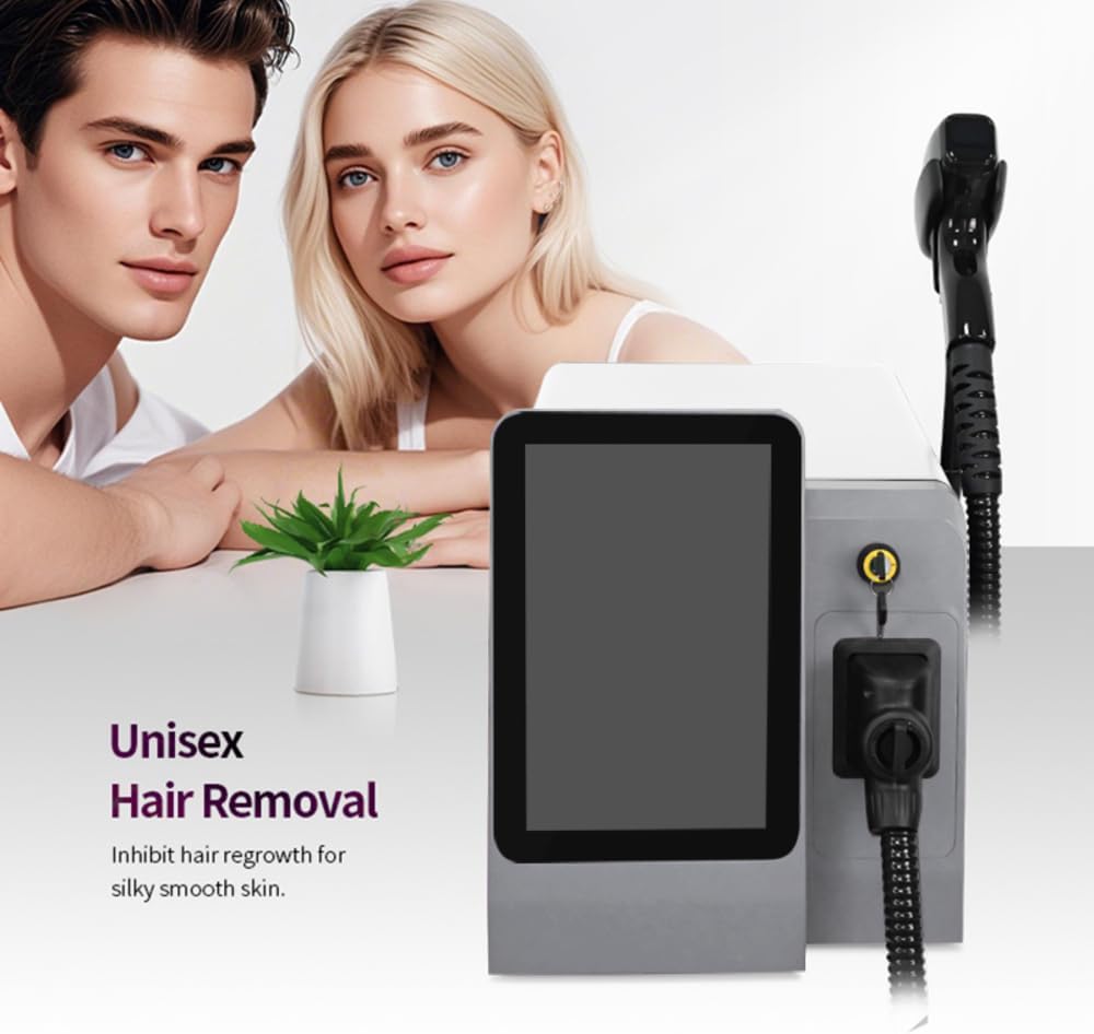 Ice Point Painless Hair Removal Device, A Home Full Body Hair Removal Instrument, Men and Women, with a Smart Touchscreen Machine