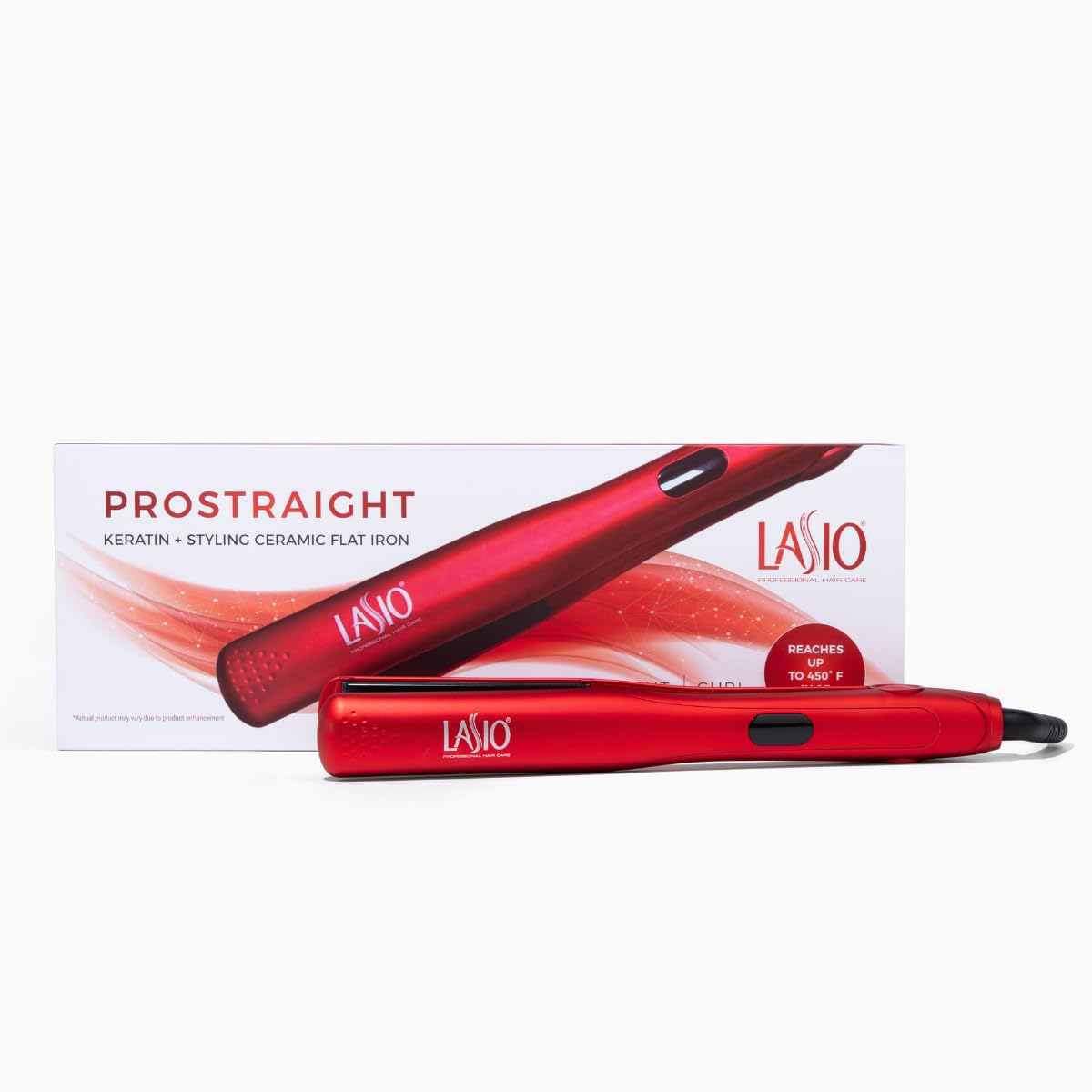 LASIO 1 Inch Pro Straight Ceramic Flat Iron Hair Straightener