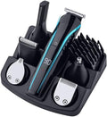 Hair Clippers for Men, 6 in 1 Electric Hair Trimmer Full Body Hair Clipper Set USB Charging Nose Beard Trimmer Hair Cutter Machine