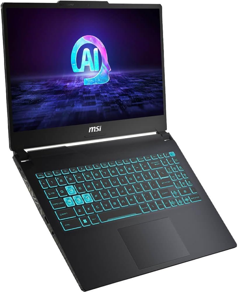 msi Cyborg 15 15.6' FHD AI Gaming Laptop Bundle – Intel Core Ultra 7 155H, RTX 4060, 144Hz IPS Display, 64GB DDR5, 512GB SSD, Windows 11 Pro, w/UAX HDMI Cable, CPS 12-Month Protection, Screen Cleaner