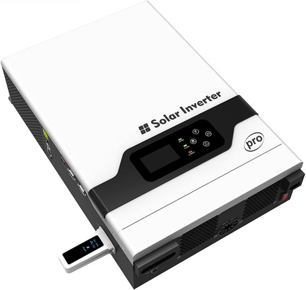 Power Inverter PV1800 PRO 3KW PV Input 450V 3000W Off Gird Hybrid Solar Inverter MPPT 80A Charge Controller (Color : 3KW, Size : Other_220-240V)