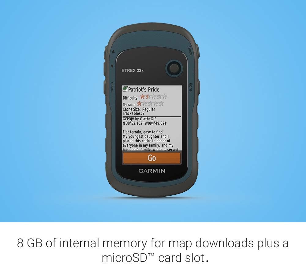 Garmin eTrex 22x, Rugged Handheld GPS Navigator