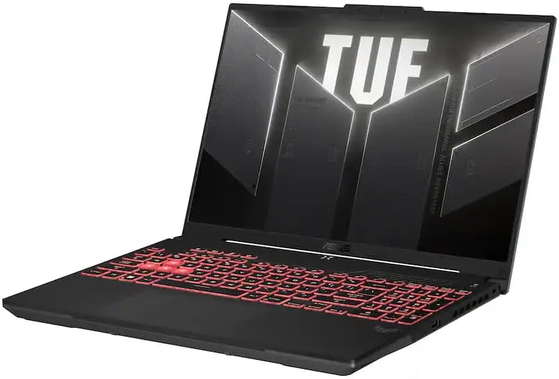 ASUS TUF Gaming A16 16' 144Hz WUXGA (1920x1200) IPS Laptop 2025 New | AMD Ryzen 7 7445HS 6-Core | NVIDIA GeForce RTX 4050 | Single-Zone RGB Backlit KB | Wi-Fi 6 | 16GB DDR5 1TB SSD | Win11 Pro