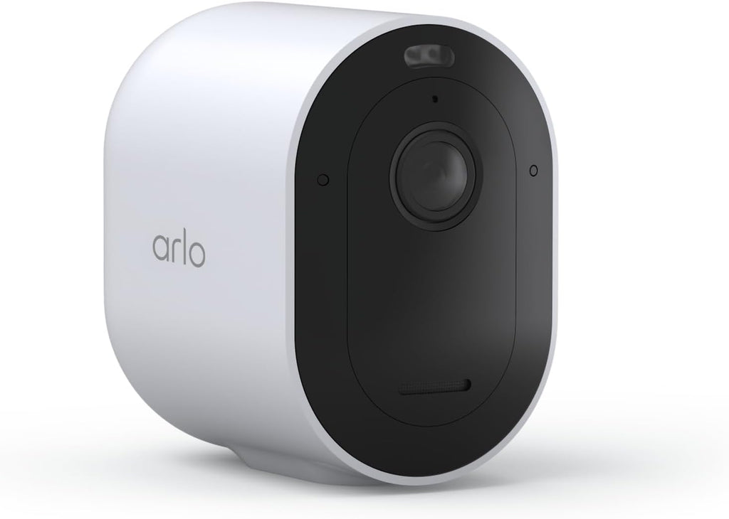 Arlo Pro 5S 2K Wireless Camera with Spotlight, Color Night Vision, Motion Detection, Dual-Band Wi-Fi, 2-Way Audio, Integrated Siren, White, 3 Pack, VMC4360P (Renewed)