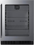Summit 24' Beverage Center, Shallow Depth, Built-In Beverage Center, ADA Compliant, 3.25 cu.ft. Capacity, Stainless Steel - ASDG2411