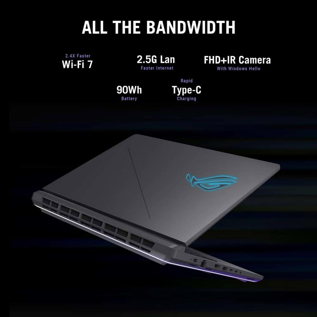 ASUS ROG Strix G16 (2025) Gaming Laptop, 16' FHD+ 16:10 165Hz/3ms IPS Display, NVIDIA GeForce RTX 5060 Laptop, Intel Core i7-14650HX, 16GB DDR5 | 1TB M.2 PCIe SSD, WiFi 7, RGB Blacklit KB, Win11 Pro