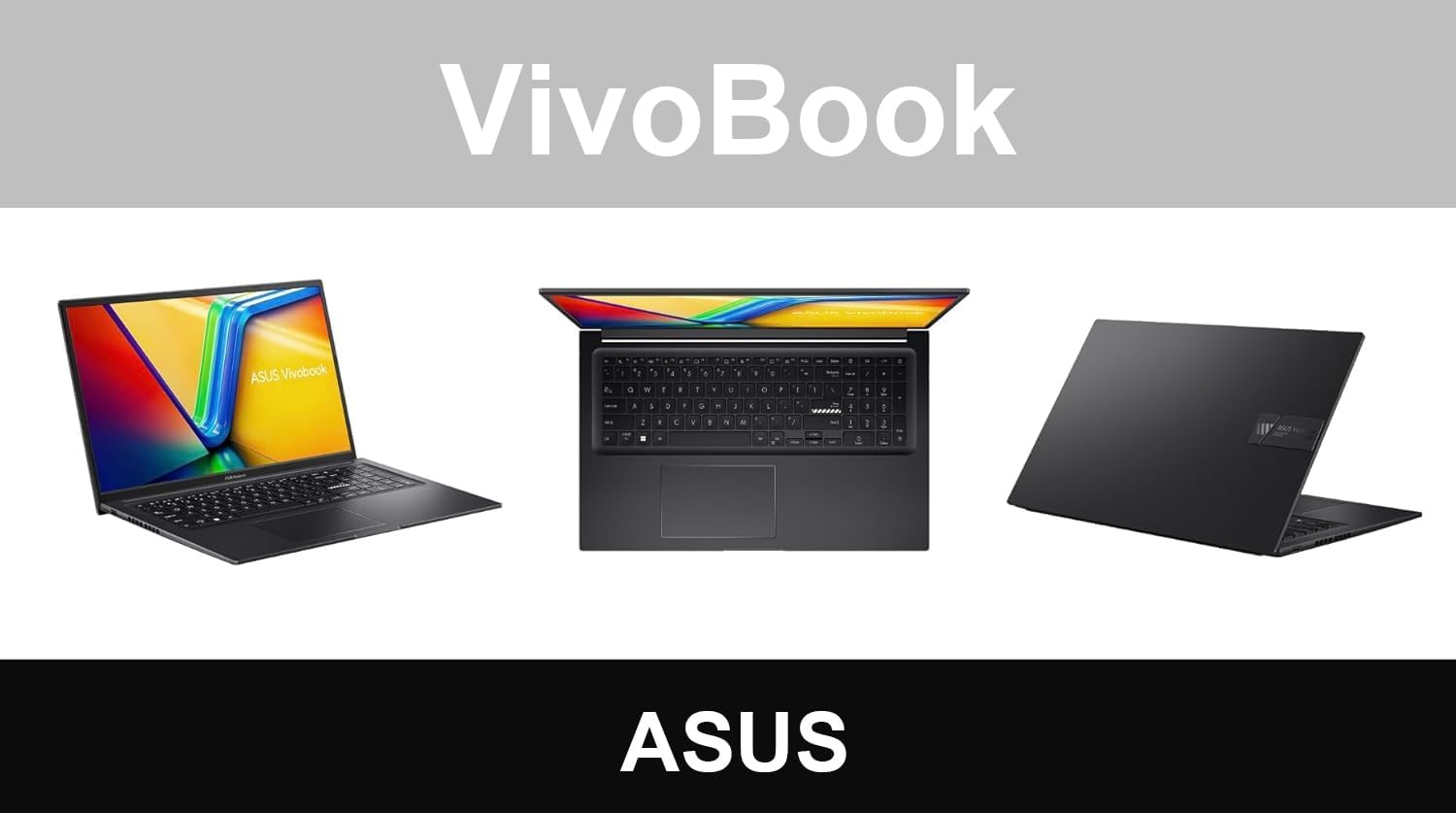 ASUS Vivobook K3704VA-DS96 17X Laptop 17.3' IPS FHD Display (Intel i9-13900H, 40GB DDR4, 1TB PCIe SSD, Intel Iris Xe, Backlit KB, Fingerprint, Webcam, WiFi 6E, Win 11 Pro) with Dockztorm Hub