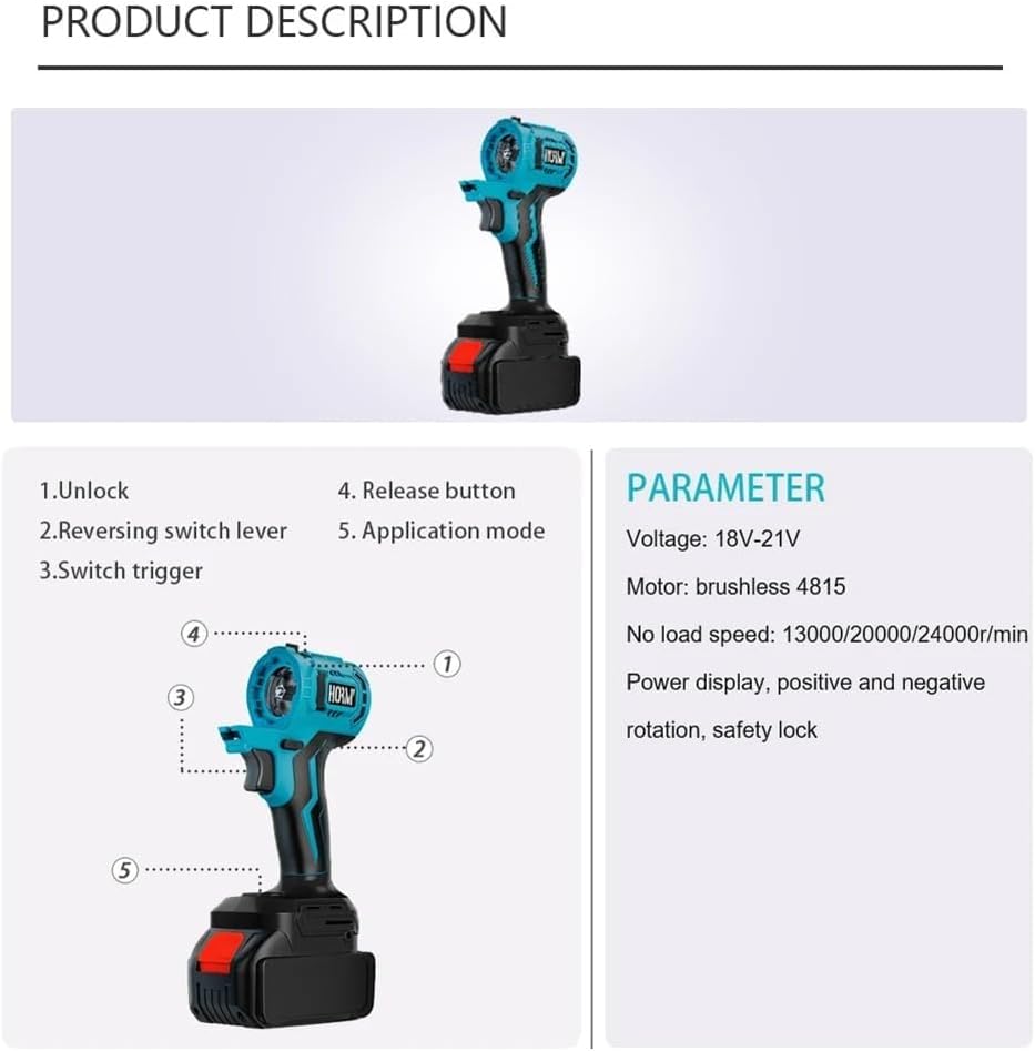 Cordless Power Tool Combo Kit, 15-in-1 Brushless Power Tool Combo Kit, 2-in-1 Hedge Trimmer, Woodworking Tool Kit with 3.0 Ah Battery and Tool Boxes, Cordless Tool Set for DIY Projects