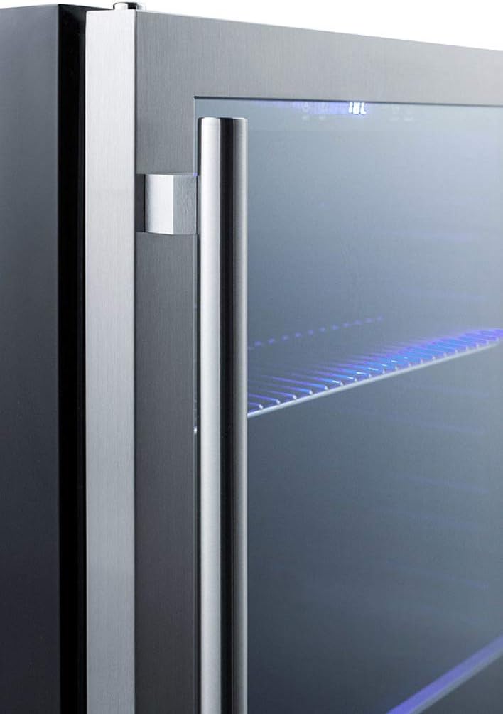 Summit 24' Beverage Center, 4.2 cu.ft. Capacity, ADA Compliant, Stainless Steel & Glass- ALBV2466