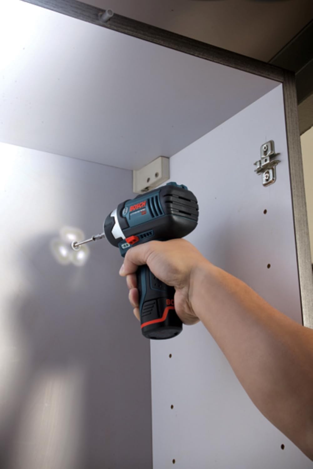 BOSCH 12V Max Cordless 2-Tool Combo Kit with Two-Speed Pocket Driver, Impact Driver and (2) 2 Ah Batteries (CLPK27-120)