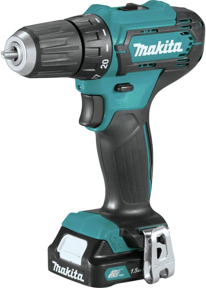 Makita FD09R1 12V max CXT® Lithium-Ion Cordless 3/8' Driver-Drill Kit (2.0Ah)