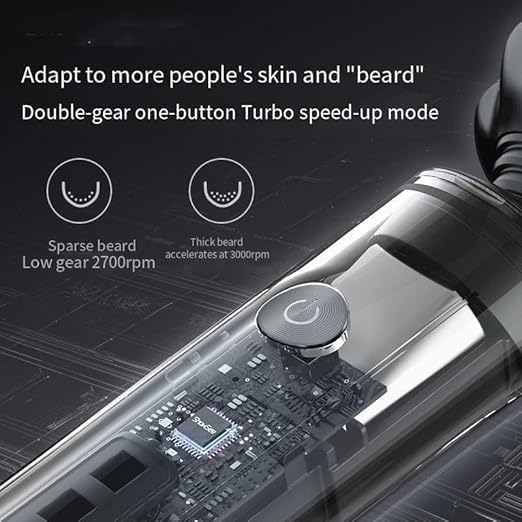 Electric Shavers for Men, Electric Shaver Series Beard Machine Shaving 3 Head Razor for Man IPX7 Waterproof USB Rechargeable Beard Hair Trimmers