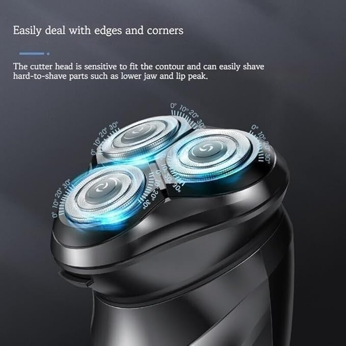 Electric Razor for Men, Electric Shaver Razor Men's Electric Machine Trimmer Electric Shaver for Men Body Wash Beard Shaver