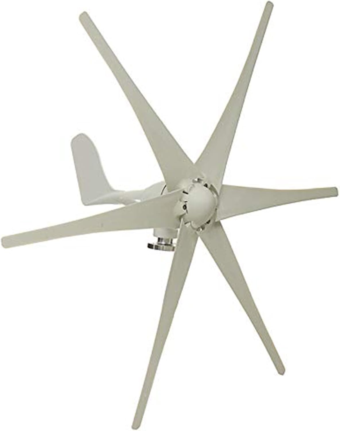 Wind Turbine Generator Kit,100W-3000W AC12V-48V Vertical Wind Power Turbine Generator+Controller Kit 3 Phase AC Permanent Magnet Generator(White)