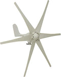 Wind Turbine Generator Kit,100W-3000W AC12V-48V Vertical Wind Power Turbine Generator+Controller Kit 3 Phase AC Permanent Magnet Generator(White)