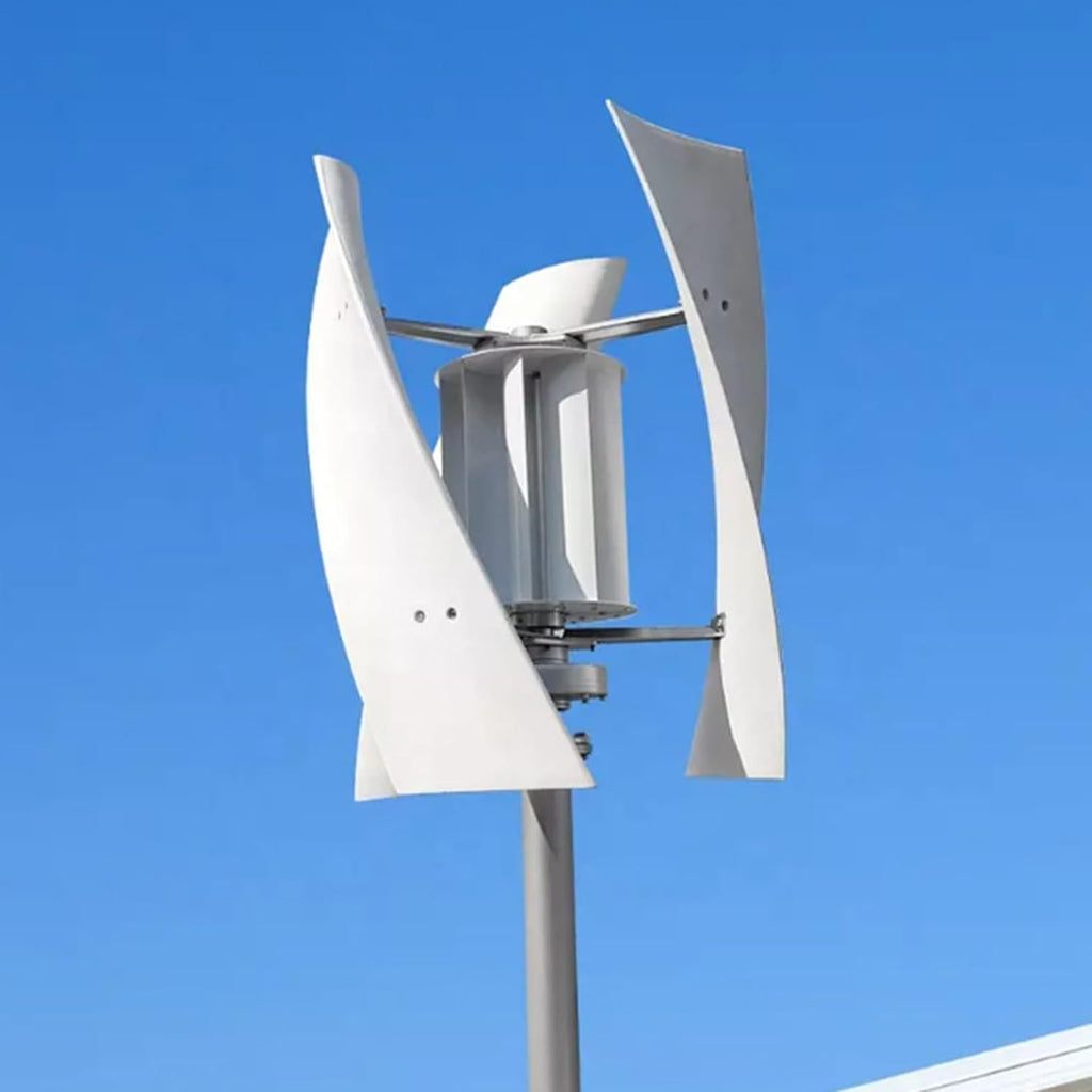 Vertical Wind Turbine Generator Wind Turbine Kit 3000W/8000W 12V 24V 48V 3 Phase AC Permanent Magnet Generator with Controller for Marine RV Home Industrial Energy,8000W-24V
