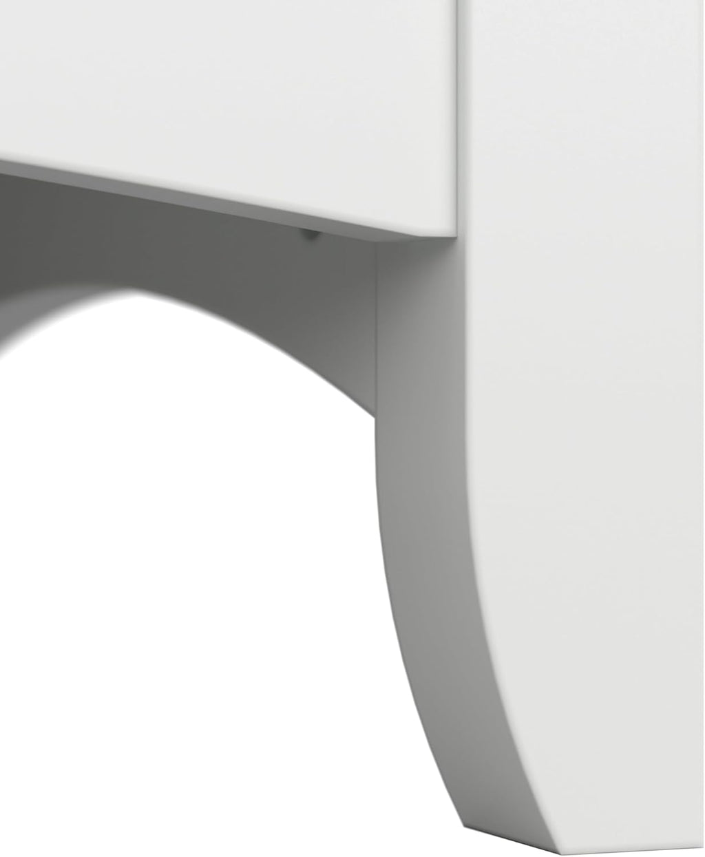 Bush Home L Shaped Desk with Storage for Home Office, Modern Farmhouse Corner Table with Drawers and Cabinets, Salinas Collection, Pure White and Shiplap Gray