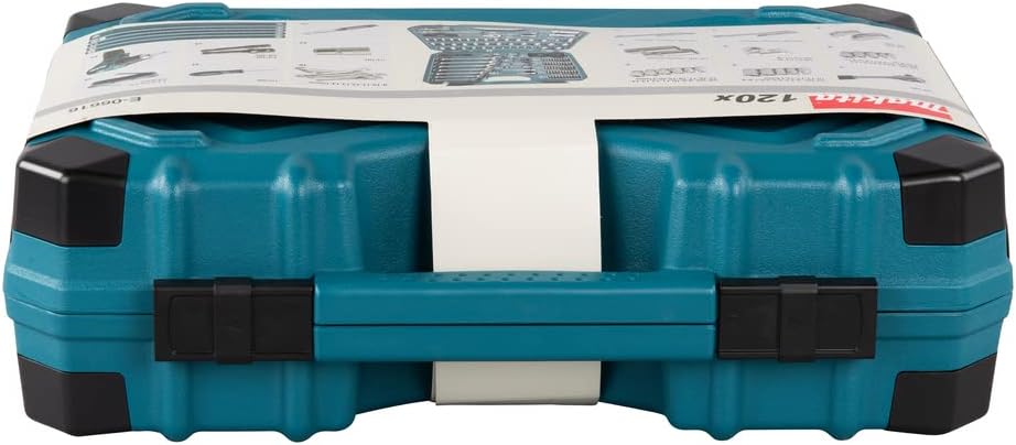 Makita E-06616 120 Piece Maintenance Set Blue/Black