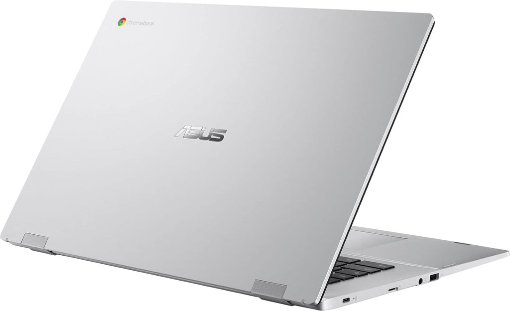 ASUS 2024 Newest Business Chromebook, 17.3' FHD Display, Intel Celeron-N4500(up to 2.80 GHz), 4GB RAM, 192GB Storage(64GB eMMC+128GB Micro SD), Intel UHD Graphics 630, HD Webcam, Wi-Fi 6, Chrome OS