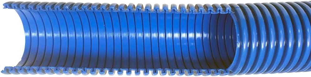 Cen-Tec Systems 94522 30 Ft. Antistatic Wet/Dry Vacuum Hose for Shop Vacs with Universal Power Tool Adapter Set, Blue
