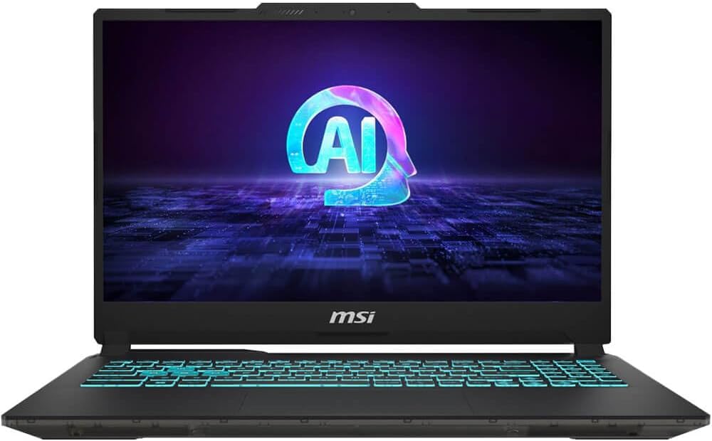 msi Cyborg 15 15.6' FHD AI Gaming Laptop Bundle – Intel Core Ultra 7 155H, RTX 4060, 144Hz IPS Display, 64GB DDR5, 512GB SSD, Windows 11 Pro, w/UAX HDMI Cable, CPS 12-Month Protection, Screen Cleaner