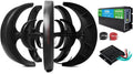 3000W Wind Turbine Generator Kit, 12V/24V/48V/220V W/5 Blades and Charger Controller Black Lantern Noiseless Windmill AC Permanent Magnet Generators for Outdoor Use