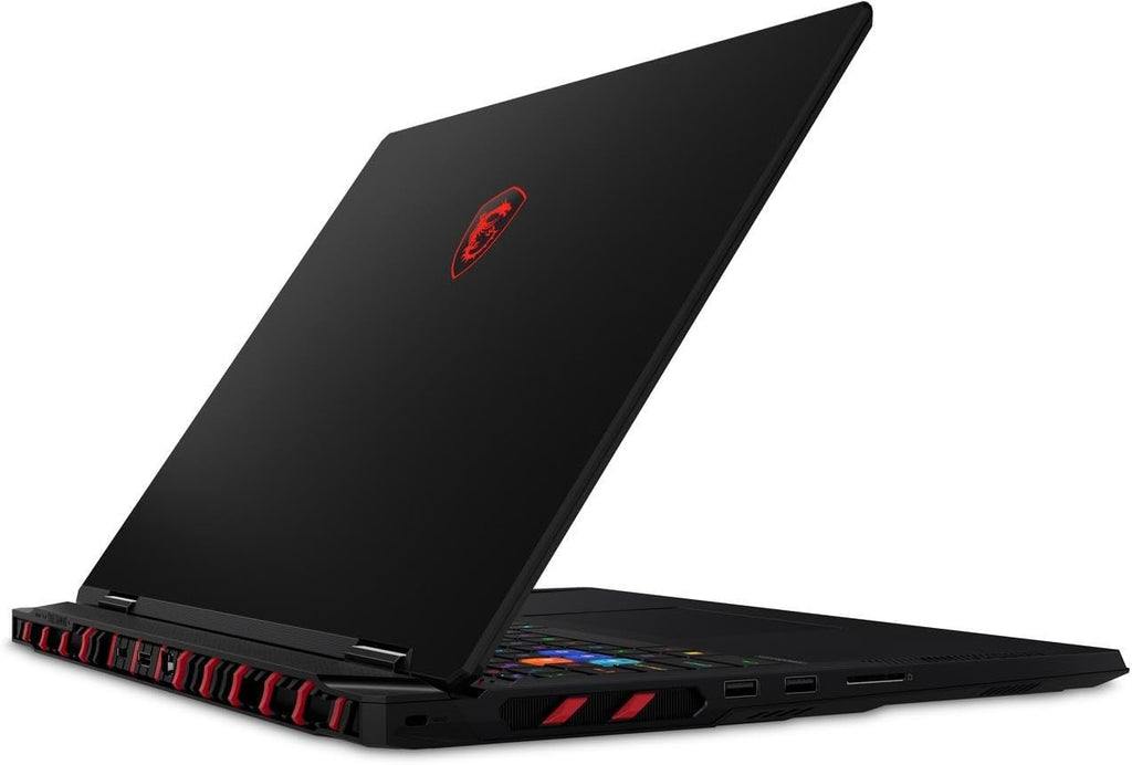 msi Raider 18 HX AI Gaming Laptop 18' 120Hz Mini LED 4K Display (Intel Ultra 9-285HX, GeForce RTX 5080, 64GB DDR5, 2x2TB SSD, Copilot, FP Reader, Thunderbolt 5, Win11Home) w/Dockztorm Hub