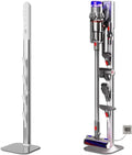 Aluminum Vacuum Cleaner Stand, Compatible For Dyson V10 V11 V15 V12 Slim G5 - No Punching Storage Bracket With Accessories Holder | Heavy-Duty Support Rack