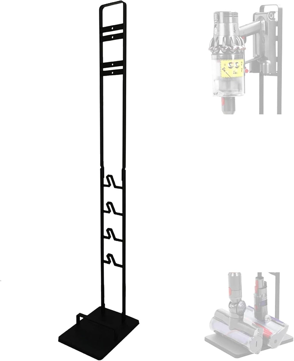 Stable Metal Vacuum Stand，Compatible for Dyson，Storage Bracket, Stand Holder, V6, V7, V8, V10, V11, V12, V15, DC30, DC31, DC34, DC35, DC58
