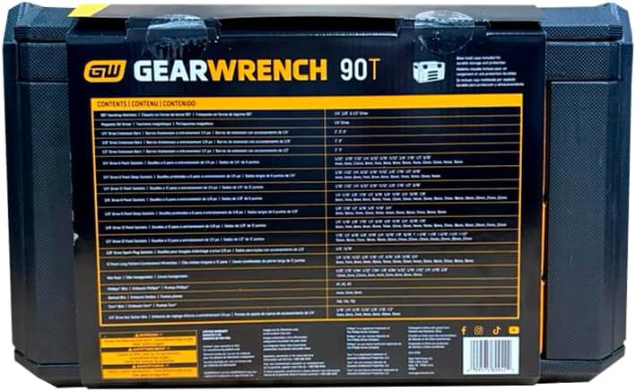 GEARWRENCH 239 Pc. BMC Mechanics Tool Set 1/4, 3/8, 1/2 - 80942