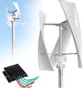 Wind Turbine, 12v 24v 48v 3000W/8000W noiseless Vertical Small Energy Wind Generator Home Portable Vertical Wind Turbine with MPPT Controller,3000W-24V