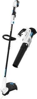 HART 20 Volt 13' Cordless Trimmer & Blower Combo Kit, Lightweight, Battery Powered Lawn Care Set