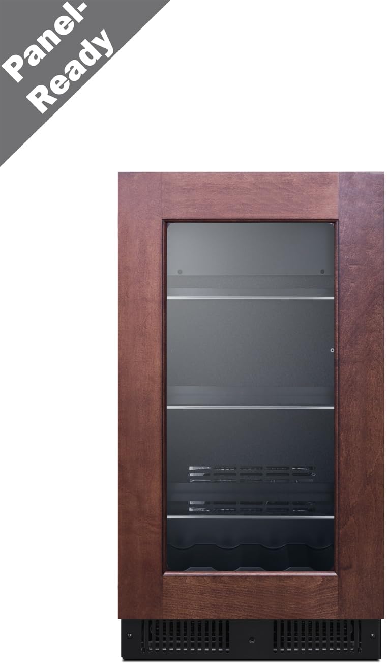 Summit CL181WBVPNR 18 Inch Wide Commercial Beverage Refrigerator Panel Ready, Built-in or Freestanding Use (RHD, Panel Not Included)