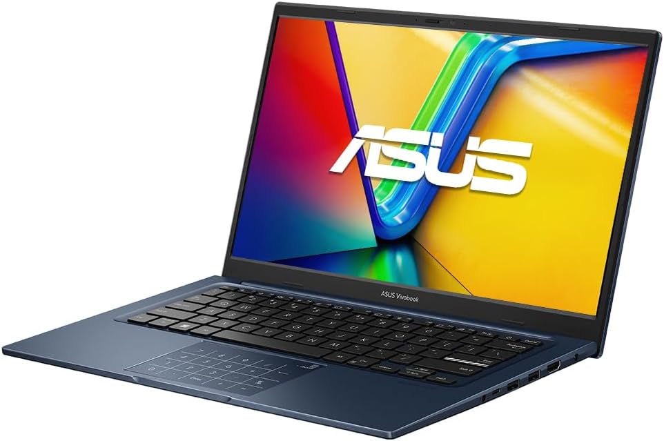 ASUS Vivobook Personal Laptop (2026):14' FHD 1920 x 1080 60Hz • 13th Generation Intel Core i7-1355U • 12 GB RAM • 512 GB SSD • Win11 Home • Wi-Fi 5 • 720p HD Camera • Intel Iris Xe Graphics