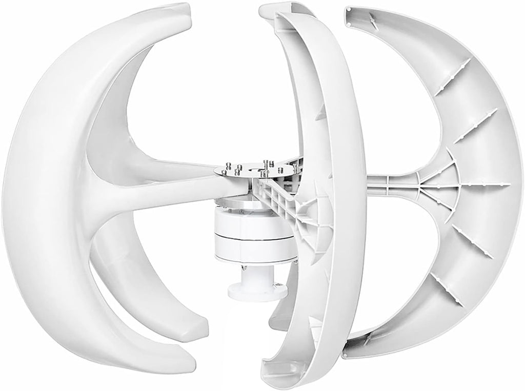 Noise Vertical 3000W Wind Turbine Generator 12V 24V 48V with Mppt Controller Lantern Wind Turbine Generator Suitable for Supplementary Energy