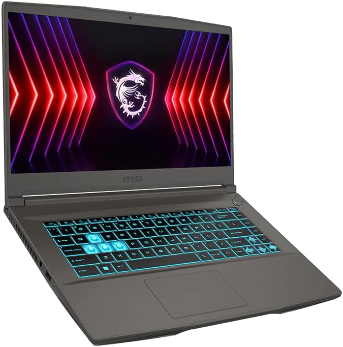 msi Thin 15 B13VE Gaming Laptop 15.6' 144Hz FHD(1920x1080) IPS Display Intel 10-Core i7-13620H NVIDIA GeForce RTX 4050 6GB GDDR6 16GB DDR4 2TB SSD Wi-Fi 6E Backlit Keyboard Win11 Pro