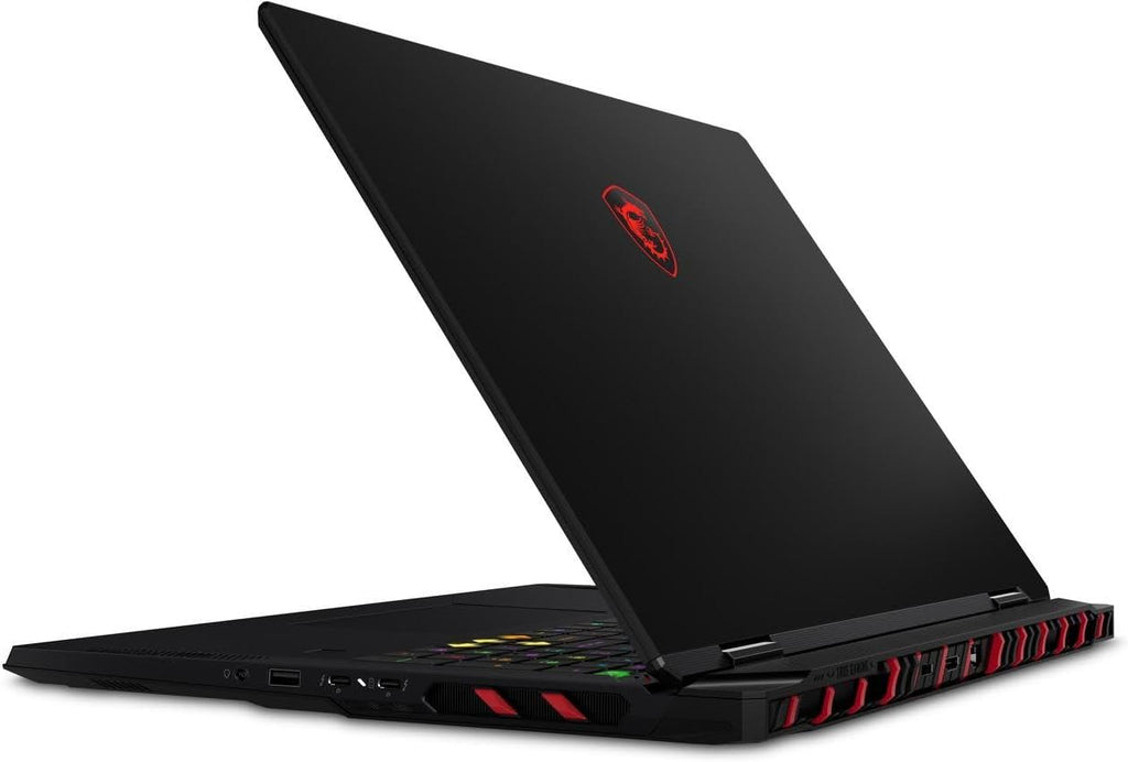 msi Raider 18 HX AI Gaming Laptop 18' 120Hz Mini LED 4K Display (Intel Ultra 9-285HX, GeForce RTX 5080, 64GB DDR5, 2x2TB SSD, Copilot, FP Reader, Thunderbolt 5, Win11Home) w/Dockztorm Hub