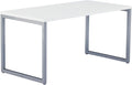Vari 60x30 Table- Modern Home Office Desk by Varidesk- Long White Table for Writing, Crafting, Gaming- Slim Legs, Durable Laminate Finish, 300-lbs Capacity, Easy Assembly