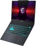 MSI Cyborg 14 A13UDX-094US 14' WUXGA 144Hz Gaming Laptop, Intel Core i5-13420H 2.1GHz, 16GB RAM, 512GB SSD, NVIDIA GeForce RTX 3050 4GB, Windows 11 Pro, Black