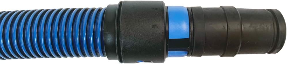 Cen-Tec Systems 94522 30 Ft. Antistatic Wet/Dry Vacuum Hose for Shop Vacs with Universal Power Tool Adapter Set, Blue