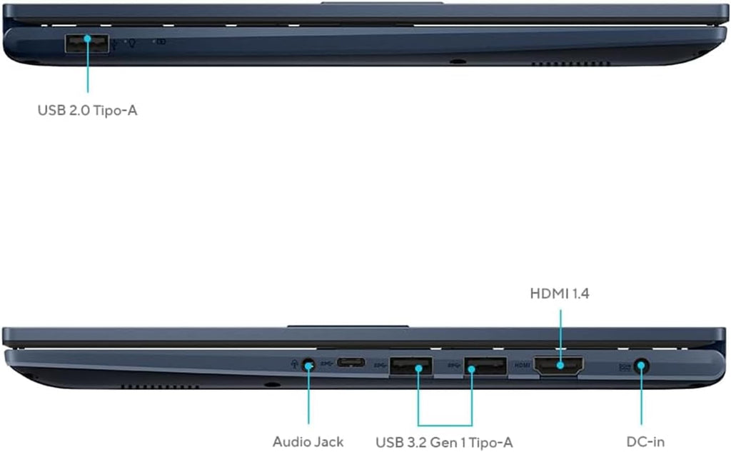 ASUS VivoBook Laptop | 24GB RAM | 1TB PCIe SSD Storage | 14' FHD Display | Intel 12th Generation 6 Core Processor | Bluetooth | HDMI | Thin & Light | Windows 11 Pro | w/WOWPC Recovery USB
