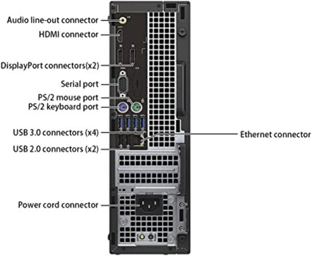Dell OptiPlex 7040 Desktop Computer PC, Intel Core i7-6700 Processor up to 4.0 GHz, 16GB DDR4 RAM, 256GB M.2 NVMe SSD, Built-in Wi-Fi, Bluetooth, Windows 11 Pro - (Renewed)