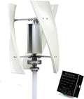 3000W Vertical Axis Wind Generator, Turbine Power 3 Blades 12V 24V 48V with Mppt Charge Contoller for Home Use