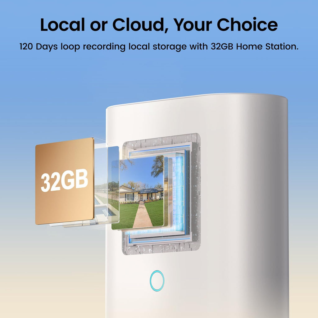 aosu Solar Security Cameras Wireless Outdoor/Indoor, Doorbell Camera for Home Safety