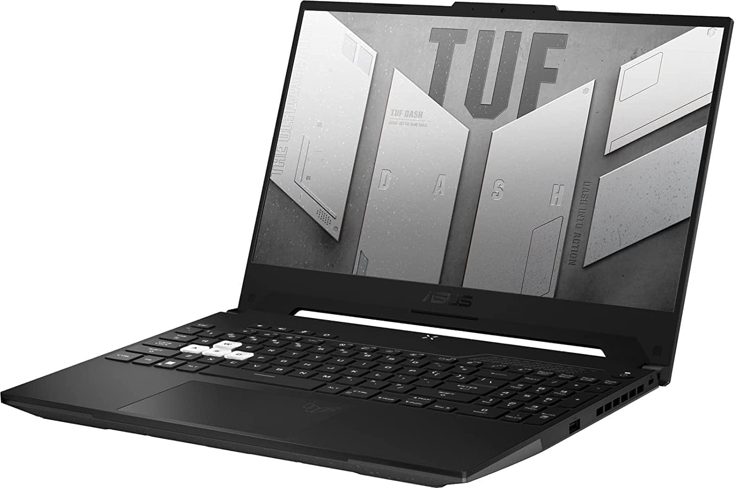 ASUS TUF Dash FX517ZR FX517ZR-F15 Off Black Gaming Laptop, i7-12650H, 16GB, 512GB PCIe SSD, 15.6' IPS Full HD (1920x1080), NVIDIA RTX 3070, Windows 11 Home