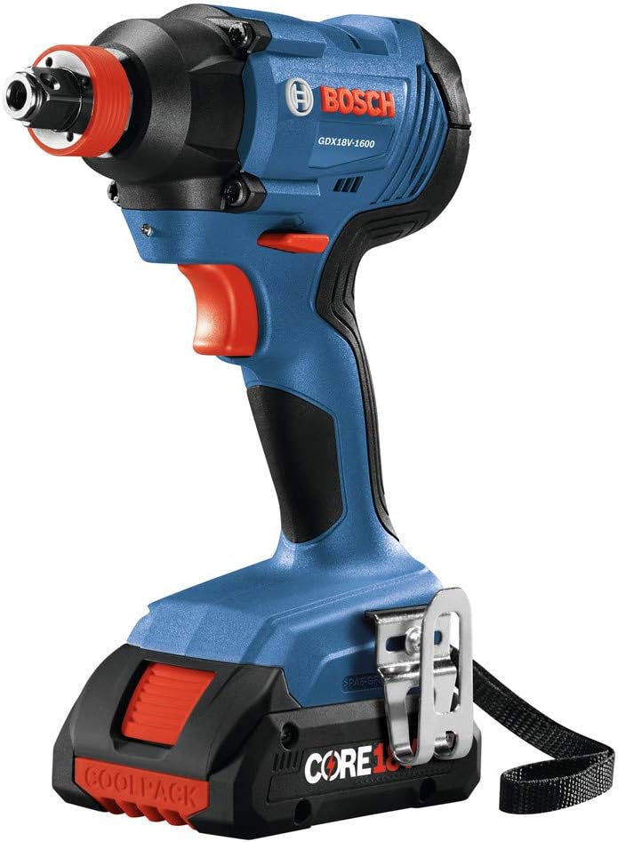 BOSCH GXL18V-239B25 CORE18V 2-Tool Power Tool Combo Kit with Soft Case (2-Batteries Included and Charger Included)