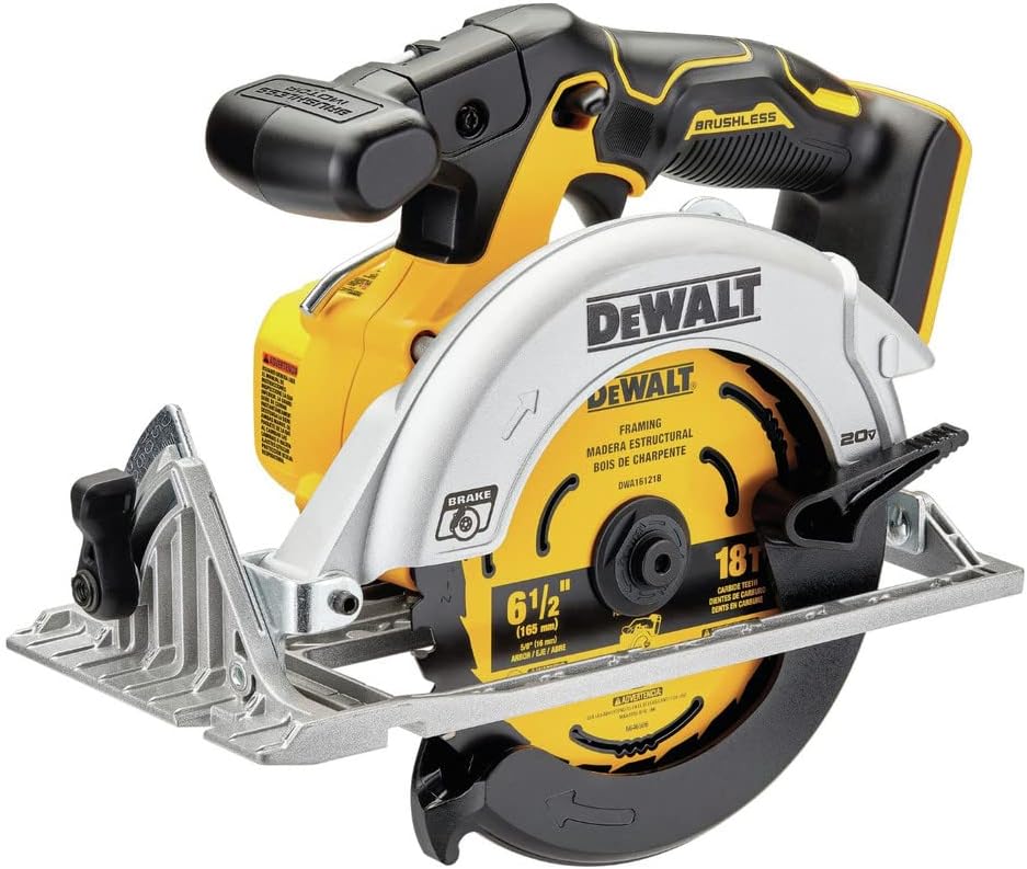 DEWALT 20V MAX* Brushless Cordless Circular Saw and Drill Combo Kit with DEWALT POWERSTACK™ Compact Batteries (DCK239E2)