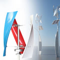 3000W Portable Wind Turbine Generator Kit, 12V/24V Vertical 3-Blade Helix Power System, Eco-Friendly Renewable Energy for Off-Grid Homes, Efficient Wind Power Solution