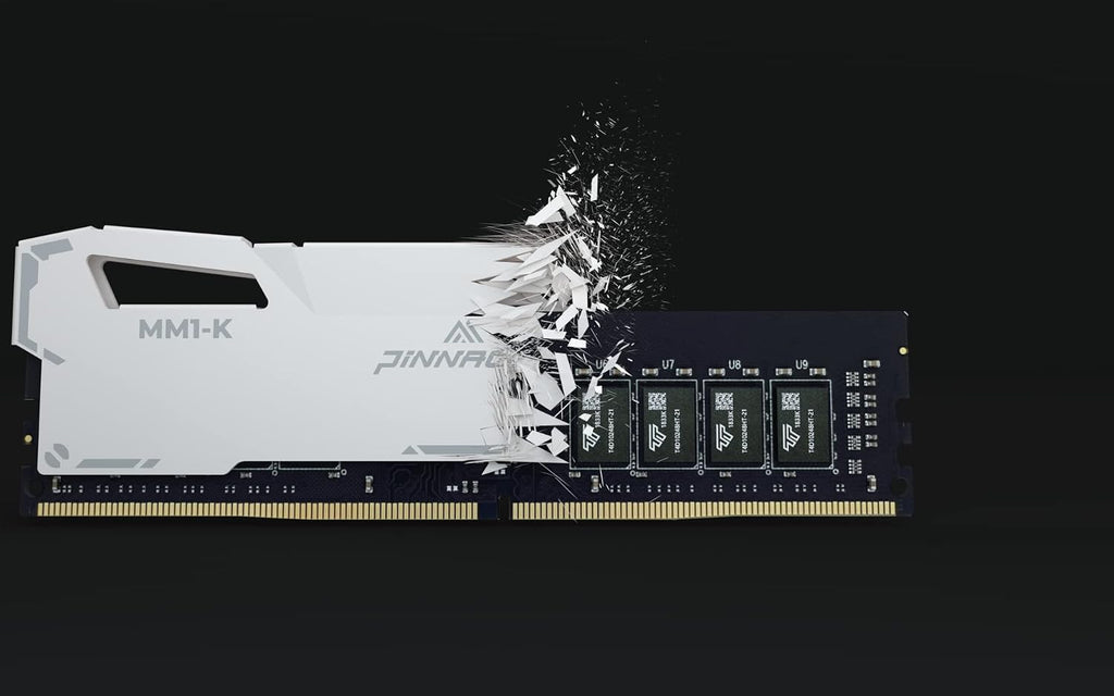 Timetec Pinnacle Konduit 16GB DDR4 3200MHz PC4-25600 CL16-20-20-40 XMP2.0 Overclocking 1.35V Dual Rank Compatible for AMD and Intel Desktop Gaming PC Memory Module - White