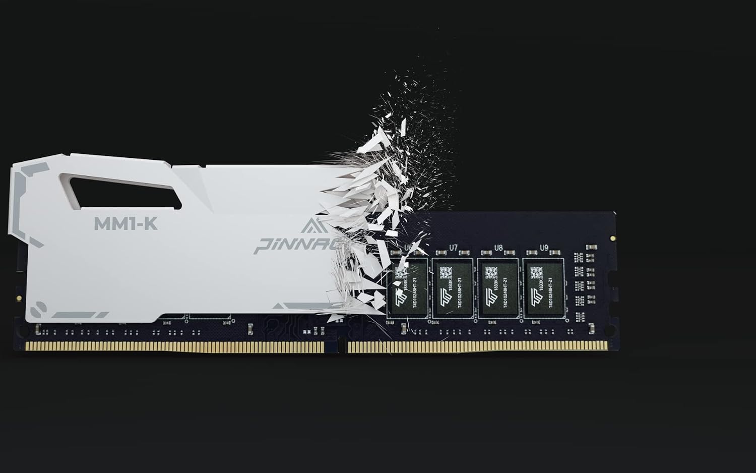 Timetec Pinnacle Konduit 16GB DDR4 3200MHz PC4-25600 CL16-20-20-40 XMP2.0 Overclocking 1.35V Dual Rank Compatible for AMD and Intel Desktop Gaming PC Memory Module - White
